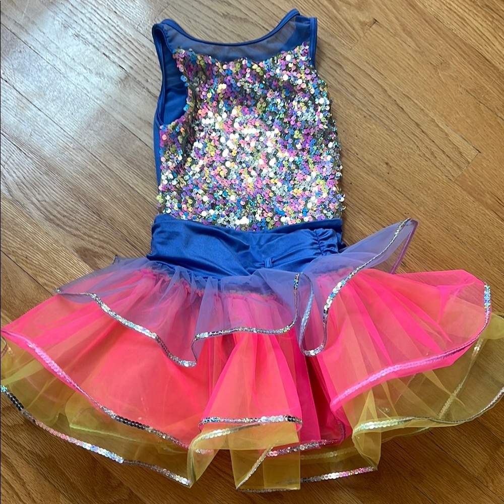 Weissman SC (small child) Sparkling Sequin Tutu Dress for Kids - fits like sz 6